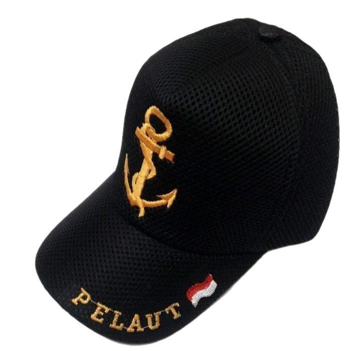 TOPI PELAUT NAHKODA FULL BORDIR ORIGINAL PREMIUM