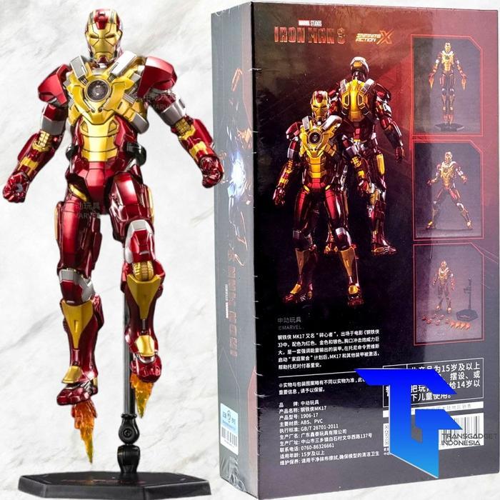 HOT SALE ZD TOYS IRON MAN 3 MK17 HEARTBREAKER 1/10 MARVEL STUDIOS THE INFINITY SAGA IRONMAN MARK