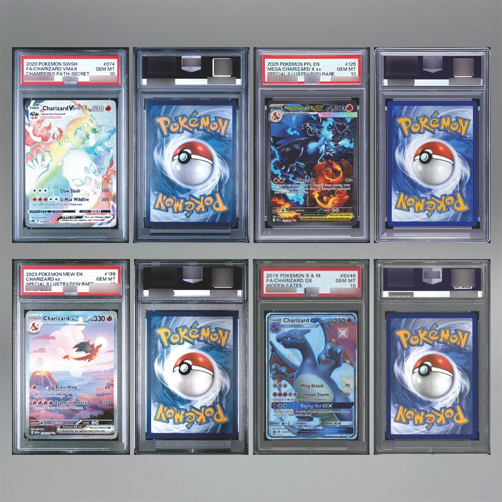 DIY PTCG English Trading Card Game Charizard VMAX Mega Charizard X ex Charizard ex Charizard GX