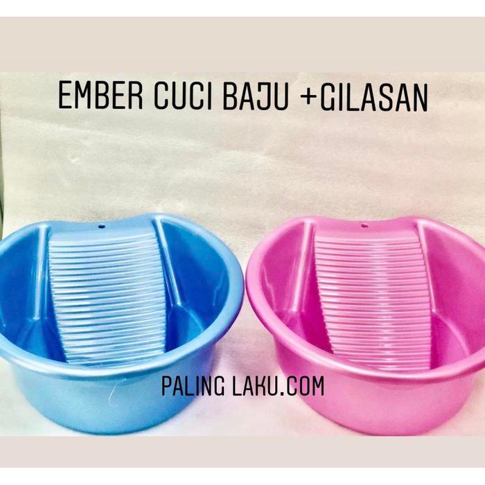 Ember cuci baju + pengilasan