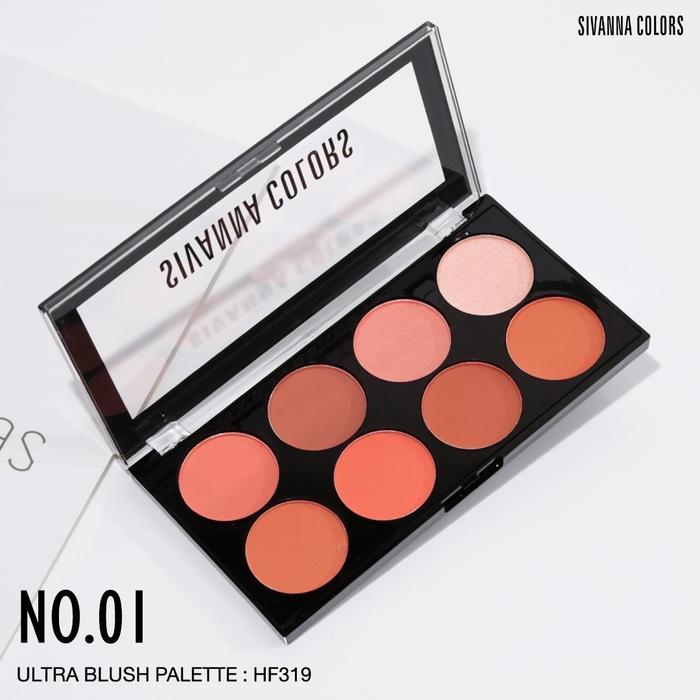 Sivanna Colors Ultra Blush On Palette Original Thailand Blush On Sivanna Hf319 Tbk