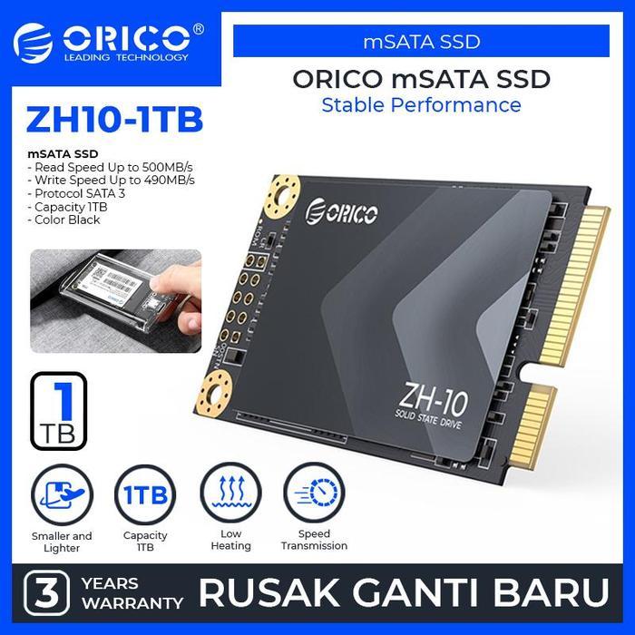 TERLARIS ORICO mSATA SSD 128GB/256GB/512GB/1TB/2TB - ZH10