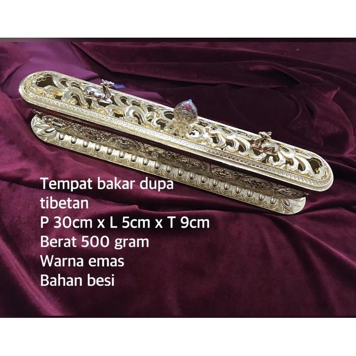 TERBARU Tempat Bakar Dupa Tibetan (Emas, Hitam & Tembaga) BISA GRAB
