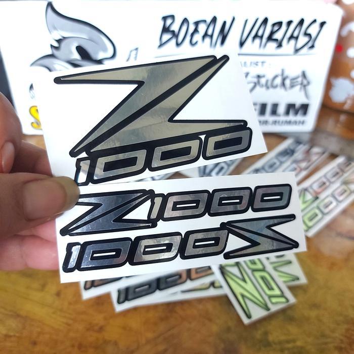 Cutting sticker kawasaki Z1000 EMBLEM Z 1000 tulisan z1000