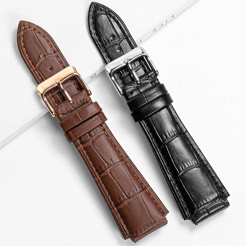 Convex leather watchband for IWC AQUATIMER FAMILY IW354807 IW353804 Modified watch strap Replacement