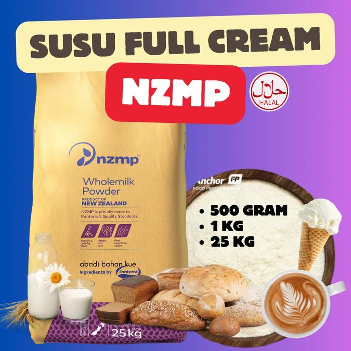 SUSU FULL CREAM NZMP 500 GR / SUSU BUBUK HALAL / Susu Full Cream NZMP