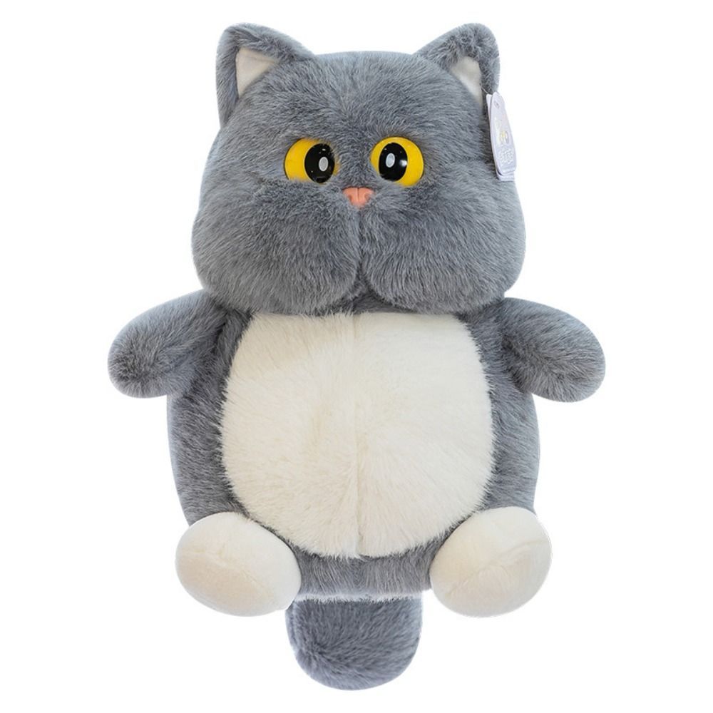 Stuffed Toys Cartoon Big Eyes Cat Doll Fluffy Soft Cat Kawaii Cute Cat Stuff Doll Birthday