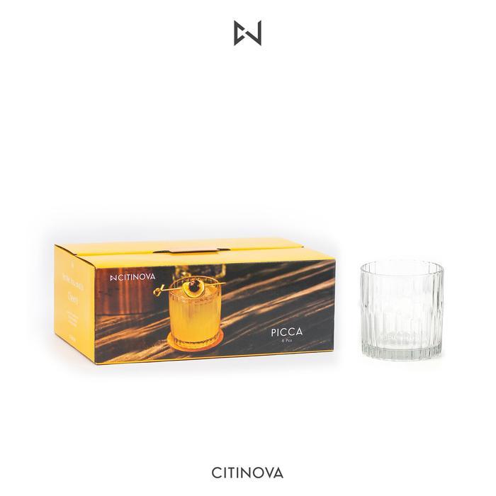 Gelas Kaca Citinova Picca 6 Pcs