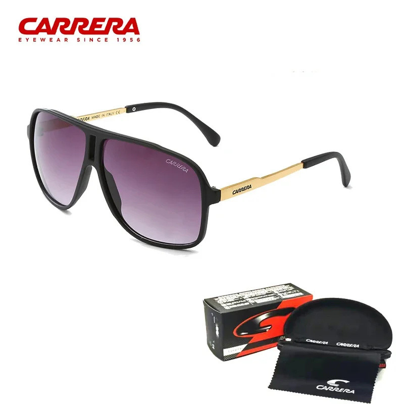 Carrera Men Brand Sunglasses Vintage Sun Glasses Men Women Big Square Oversize Colorful Outdoor
