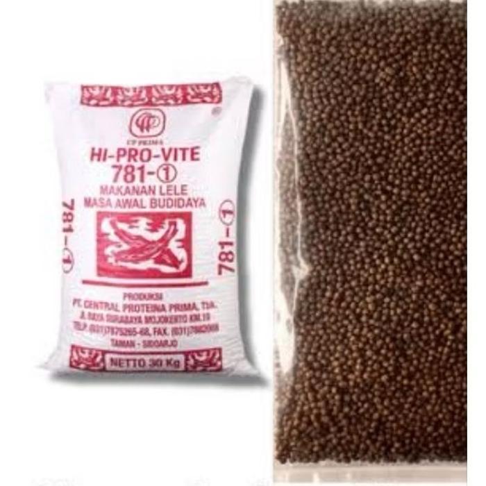 TERLARIS 781 HI PROVITE PUR PAKAN IKAN TERAPUNG 781-1/781-2/781-3 PAKAN IKAN repack 500gr READY