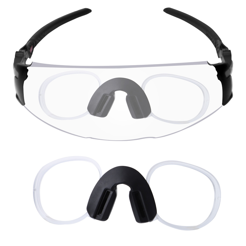 HDTAC Insert Clip-On Prescription Clip with Customized Nose Pad for Oakley Encoder Strike Vented