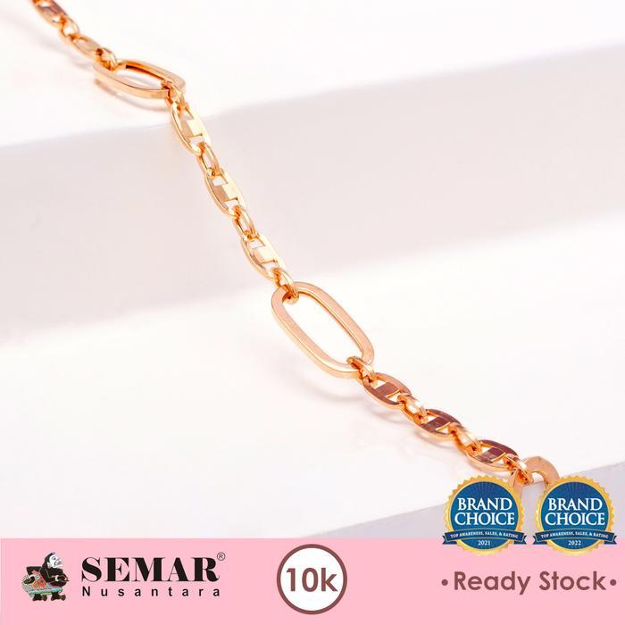 Gelang Emas Kaki Rantai Stecy Gold 10K Semar Nusantara Terlaris