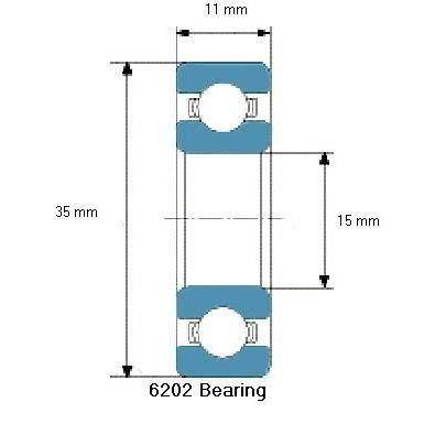 BEARING 6202 2Z SKF ORIGINAL