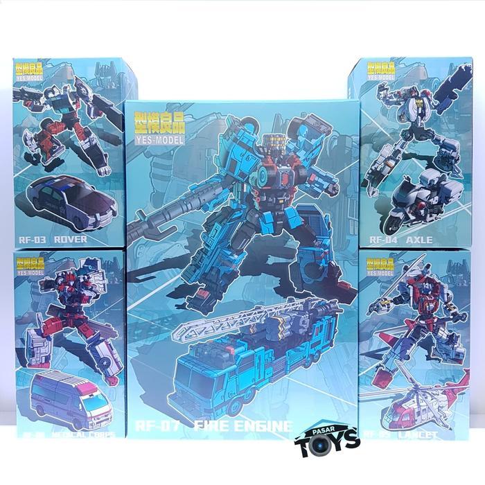 Yes Model MTCM-04 Maketoys Guardia Defensor Combiner Full Set of 5