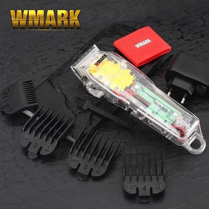 WMARK NG-108 ORIGINAL TRANSPARAN HAIR CLIPPER MESIN CUKUR NG 108