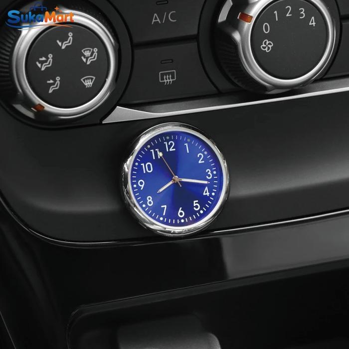LUMINOUS JAM TEMPEL DASHBOARD MOBIL UNIVERSAL UNTUK SUV MOTOR OUTLET AC JAM ELEKTRONIK ANALOG GLOW