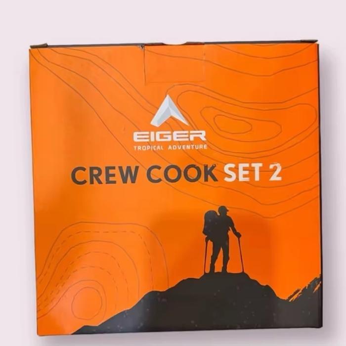 Ready ALAT MASAK CAMPING EIGER CREW COOK SET 2 OUTDOOR
