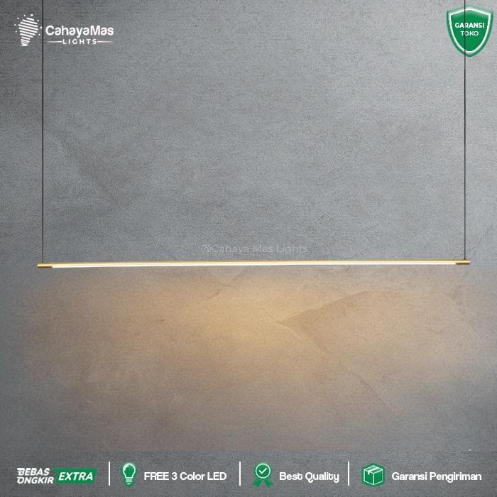 Lampu Hias Gantung Linear Panjang Ruang Makan/Bar/Island/Mini Bar/Dll Minimalist Modern Simple