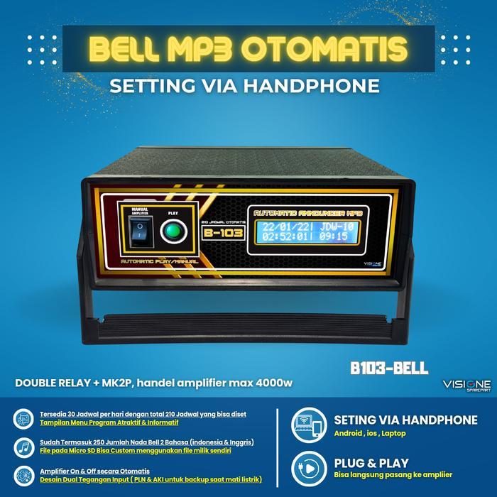 Bel Otomatis Sekolah Kantor Pabrik Suara Baru untuk AMPLIFIER BESAR