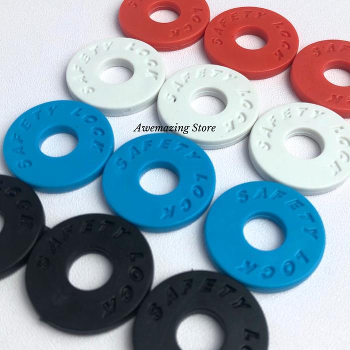 Terbaru Strap Lock Gitar Karet / Pengunci Safety Lock Strap Gitar Anti Slip / Safety Strap Lock