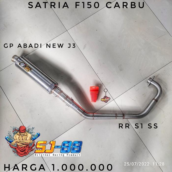 Knalpot Racing Sj88 Full System Satria Fu Karbu Rr S1