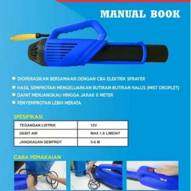 Booster Cba Elektrik Sprayer 12V, Semprotan Blower Kebun Sawah Semprot Terlaris