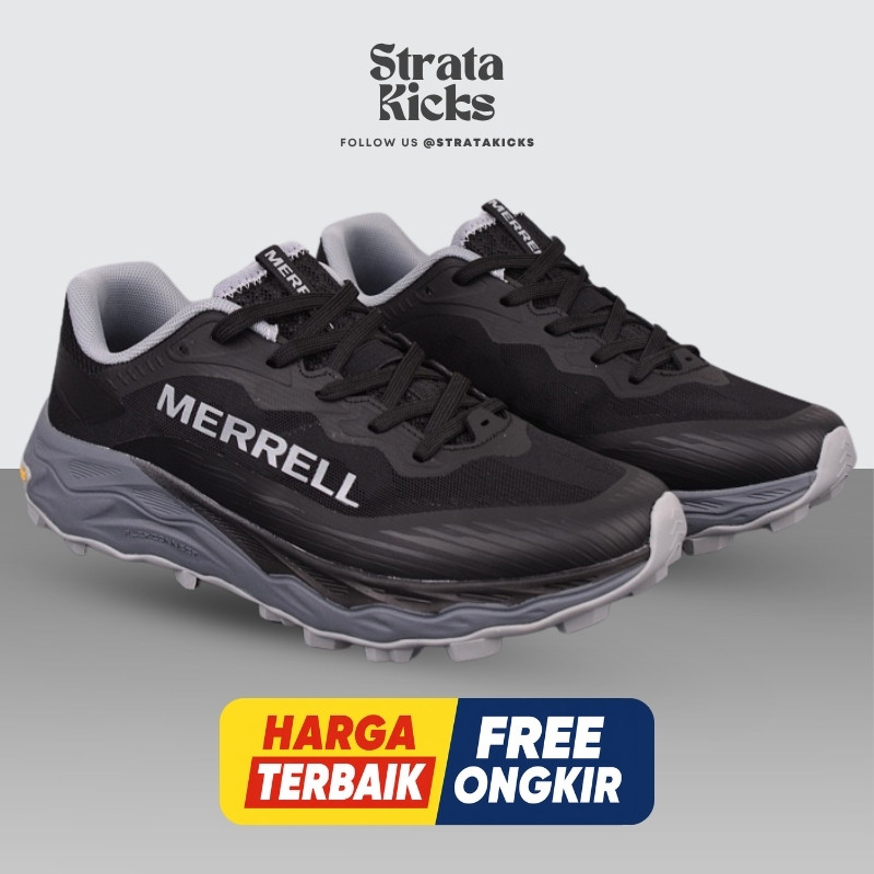Merrell Agility Peak 6 "Black / Grey" J00003309 Sneaker Sepatu (Size 39-45)
