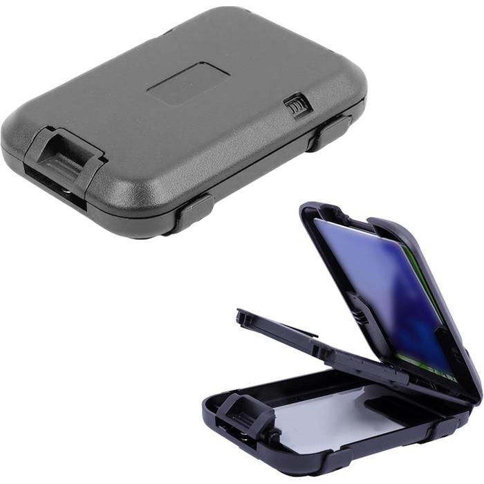 Dompet Kartu Uang Pria Keren Anti RFID Plastik Waterproof Modern Mini Wallet