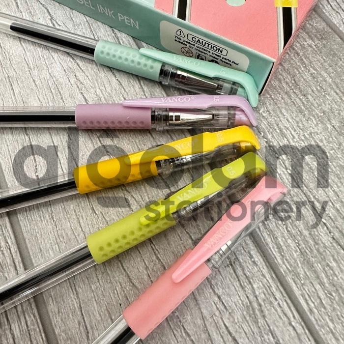 "New" Azka SELUSIN ( 12 PCS ) Pulpen Gel Macaron Vanco 0.5mm