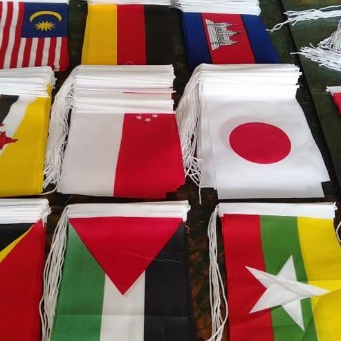 Terbaru / Bendera Meja Asean Satu Set Bendera Asean