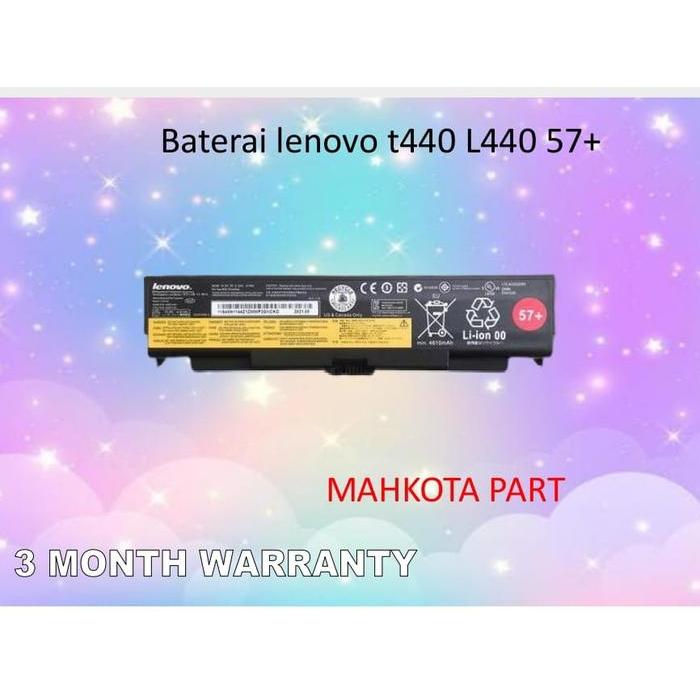 Baterai Lenovo ThinkPad L440 T440P Original T540P W540 57+