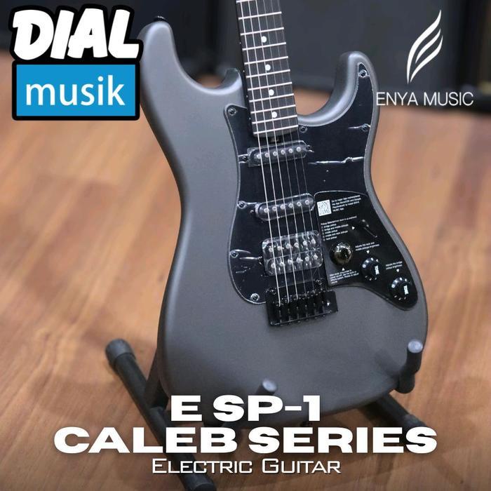 Enya E SP-1 Collaboration Caleb Series Electric Guitar Stratocaster HSS Black - Smart Electric Guita