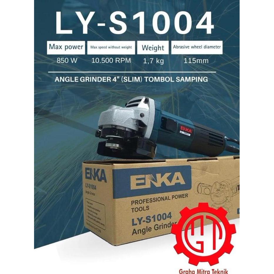 Enka Mesin Gurinda 4 Inch 850 Watt Ly-S1001, Ly-S1004, Ly-100-03
