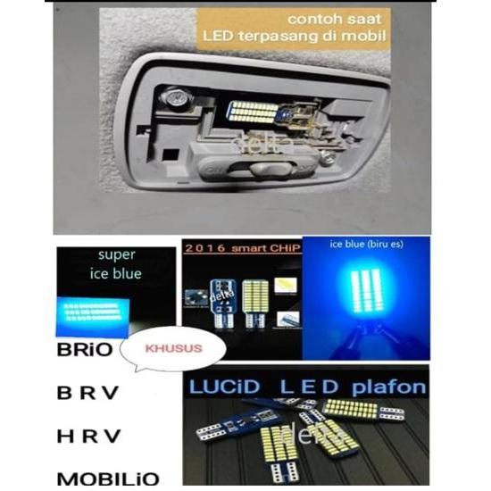 "New" lampu Kabin /Plafon Mobil HONDA Brio HRV BRV Mobilio LED Putih