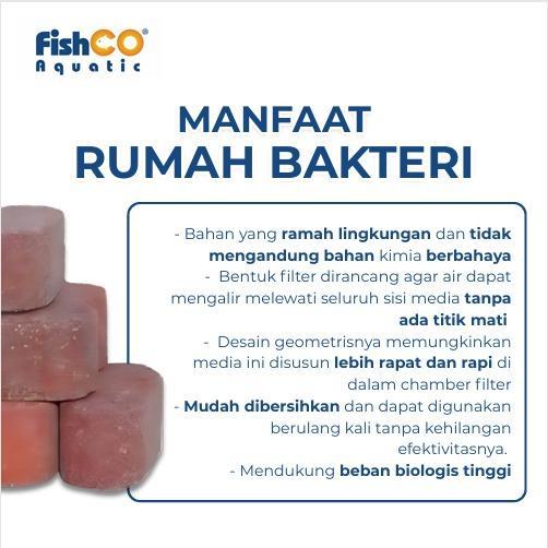 Premium Media Filter Rumah Bakteri Aquarium Red Ultra Filter Ruf Bacteria House Bio Media Premium