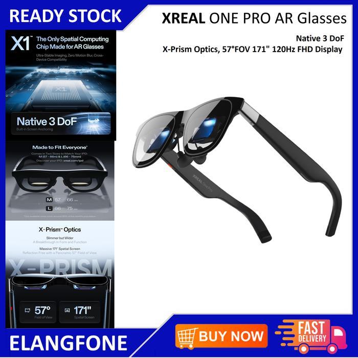 Promo Xreal One Pro Ar Glasses Smart Portable Glasses Augmented Reality Nreal Terlaris