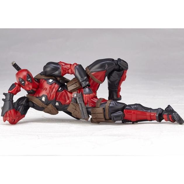 HOT SALE REVOLTECH DEADPOOL DEAD POOL KAIYODO AMAZING YAMAGUCHI NO 001 MARVEL MAINAN ANAK ACTION