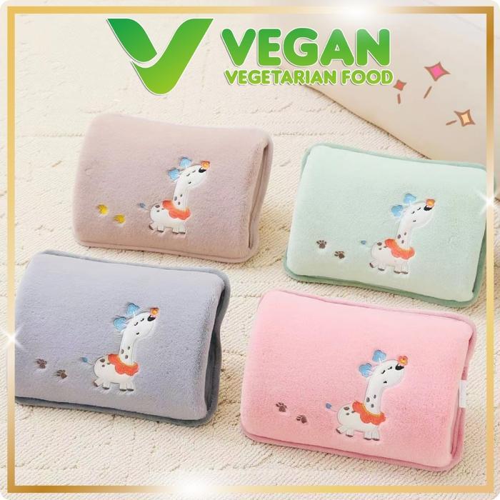 Bantal Air Panas Electric Bulu Tebal Lembut / Kompres Listrik