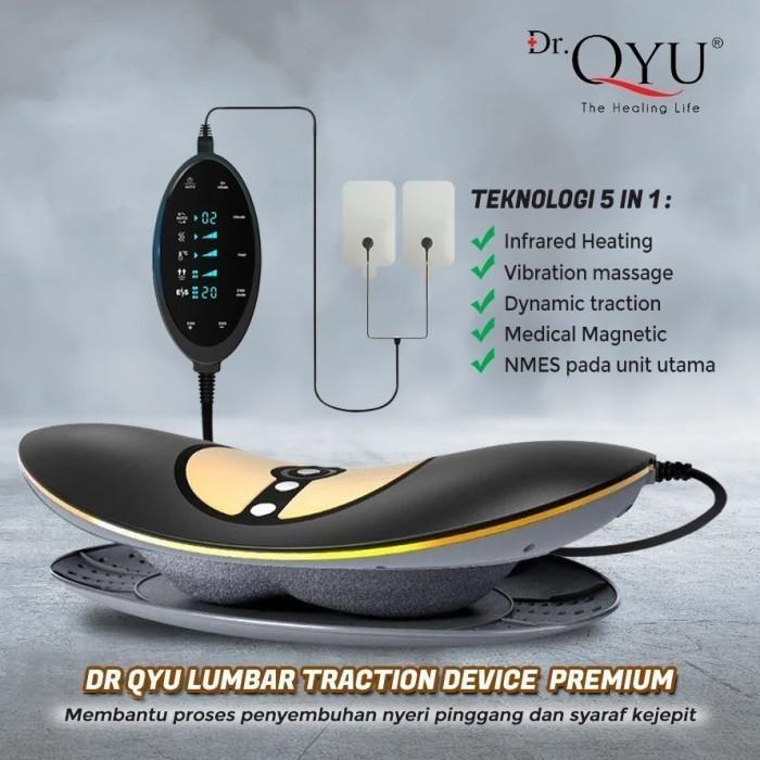 Dr. Qyu Lumbar Traction Device Alat Terapi Sakit Pinggang Nyeri Pinggang Saraf Terjepit Dengan