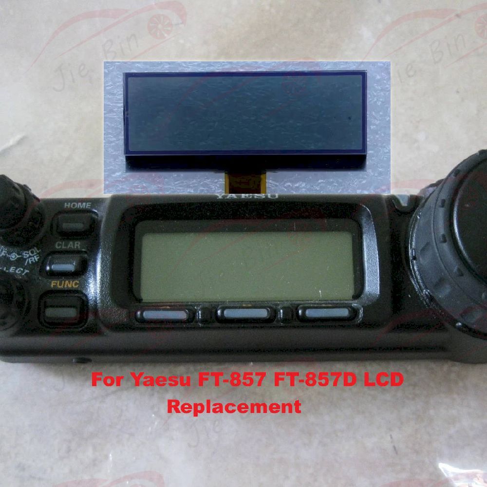 Replacement New For YAESU FT-857 FT-857D FT 857 857D LCD DIsplay Screen Replacement Part 'zebra