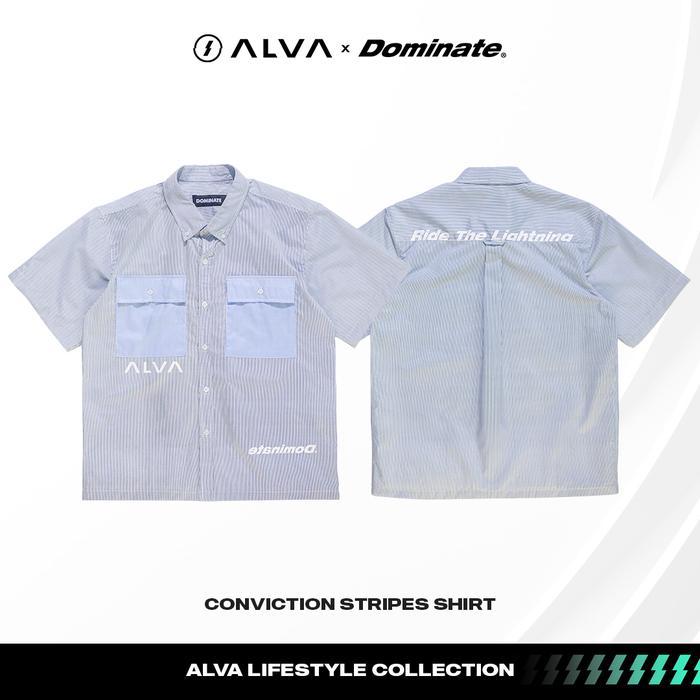LIMITED EDITION ALVA x Dominate - Conviction Stripes Shirt