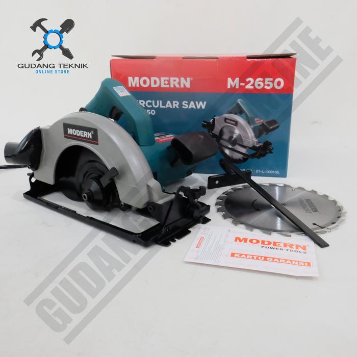 tokobryani Modern M2650 / Circular Saw Modern M 2650 Mesin Potong Gergaji Kayu 7" MODERN