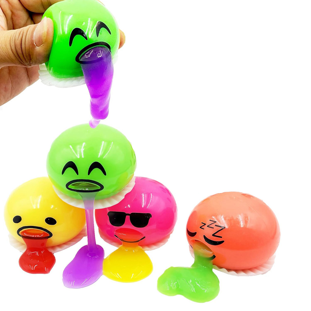 Creative Vomit Egg Stress Relieving Pinch Music Release Stress Relieving Artifact Teasing Toy
