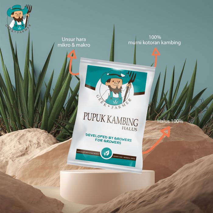 Geek Farmer - Pupuk Organik Kandang Kambing Halus