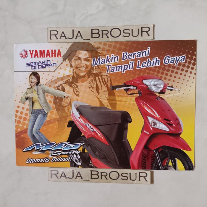 Poster brosur katalog flyer Yamaha Mio Sporty 2007