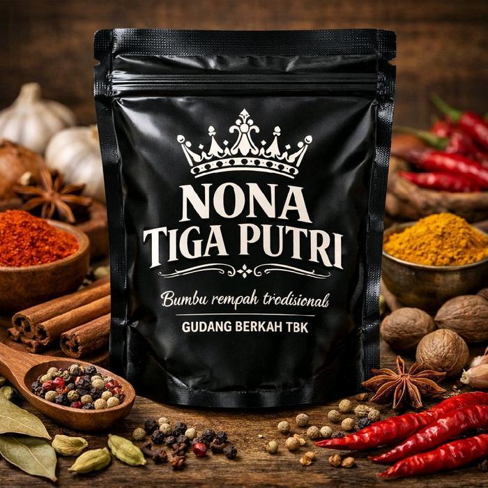 PROMO Bumbu dapur rempah tradisional Cap nona tiga putri kemasan 1kg