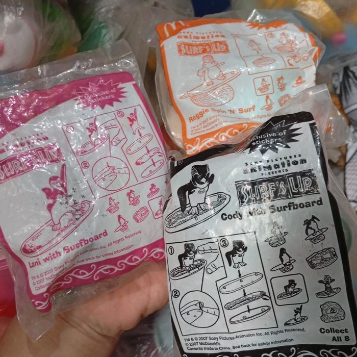 HOT SALE HAPPY MEAL TOYS SURF'S UP SET NEW TERMURAH