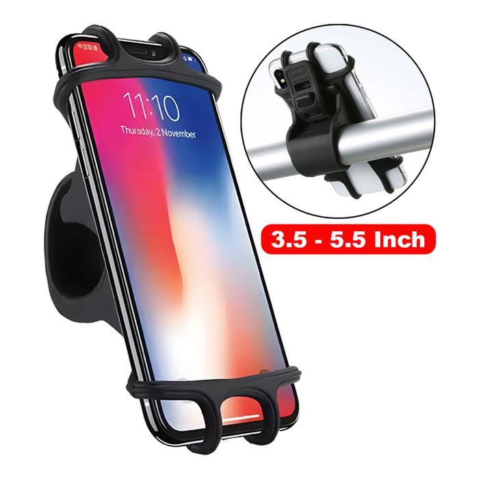 Rockbros Royalbike - Holder Hp Stang Sepeda Universal Bracket Dudukan Smartphone 5.5 Inch