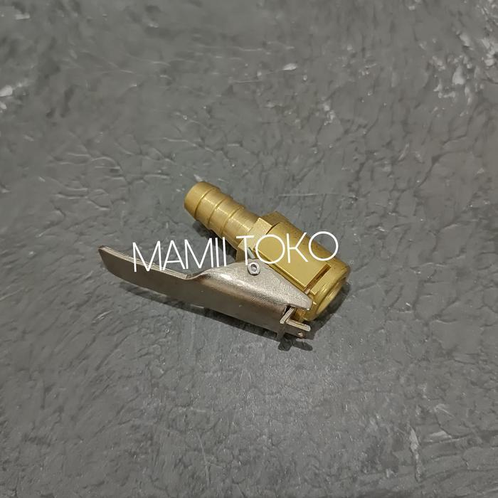 Kepala isian angin ban jepit kuningan Air chuck clip Isi angin jepit Car