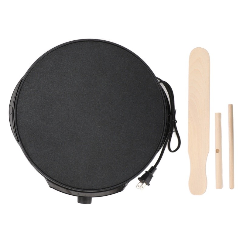 11.8in 900W Electric Griddle Crepe Maker Machine With Adjustable Temperature Control Blintzes